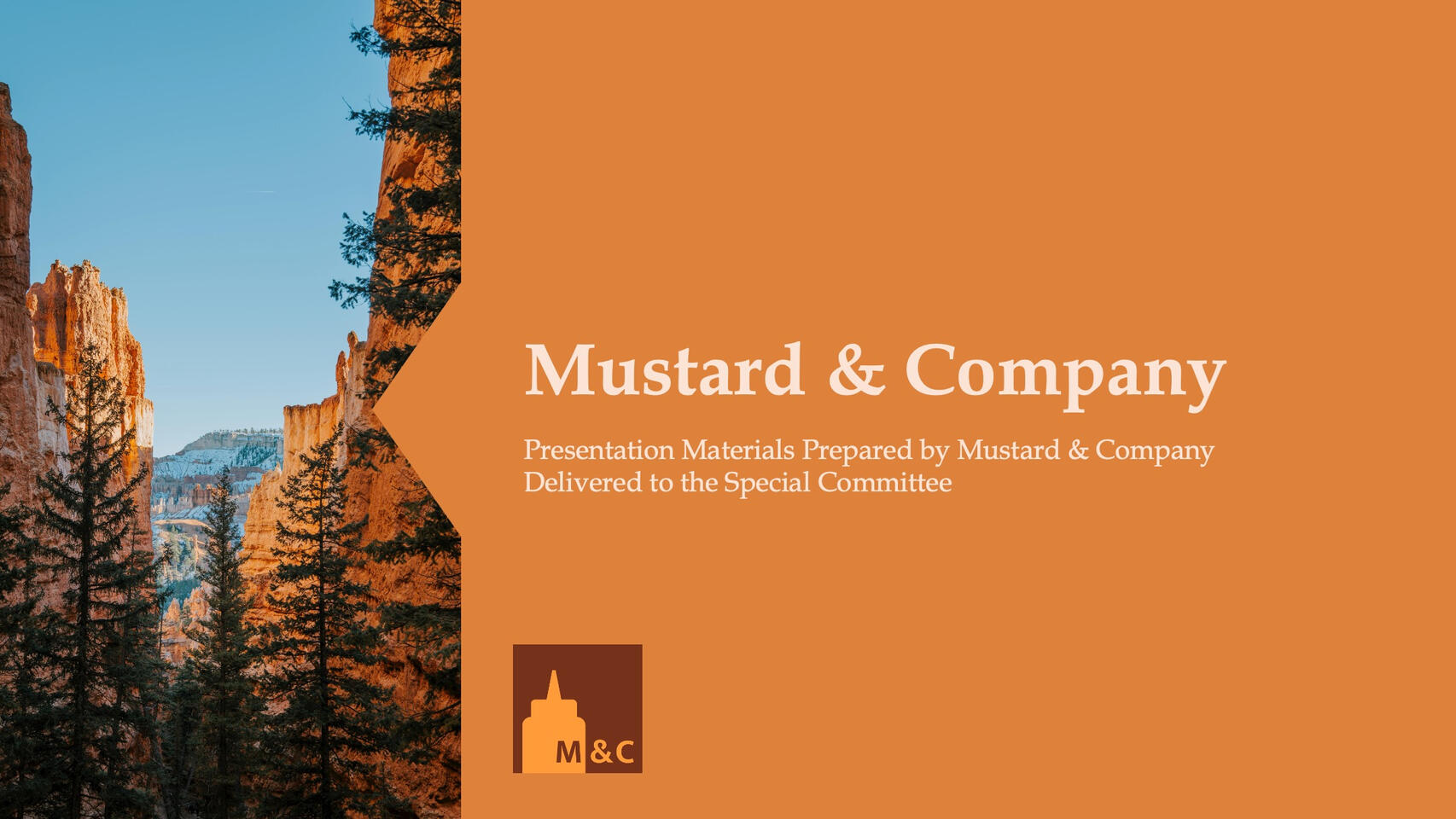 Mustard & Company Presentation